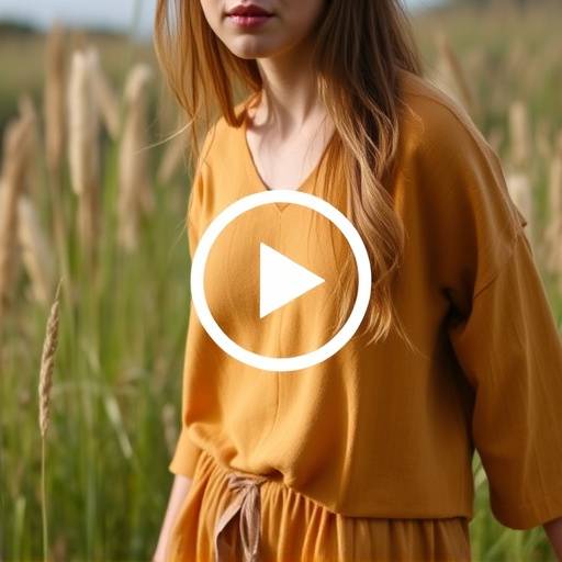 Thumbnail van een productvideo voor een duurzaam kledingmerk
